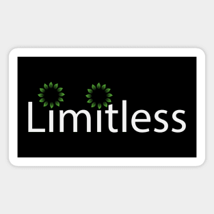 Limitless typographic artwork Magnet